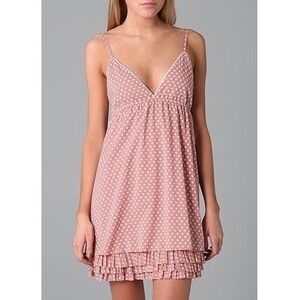 Alice + Olivia Pink Polka Dot Mini Dress